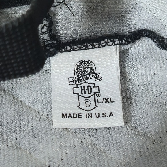 Vintage Harley Davidson Quilted Welders Cap Bar and Shield USA 90s - Picture 6 of 7